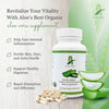 Aloe's Best Organic Whole Leaf Powder Aloe Vera - 120 Vegetable Capsules