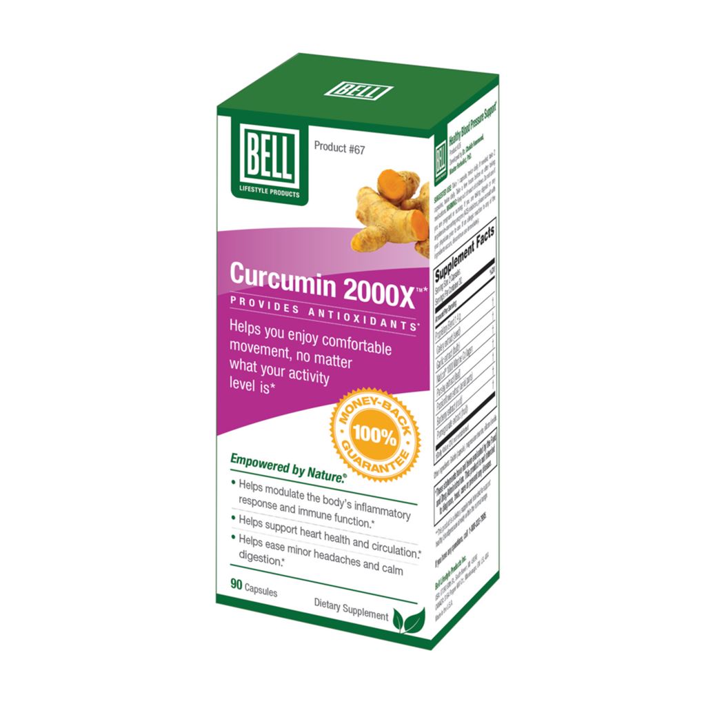 Bell Lifestyle Products Curcumin 2000X 682 mg - 90 Capsules
