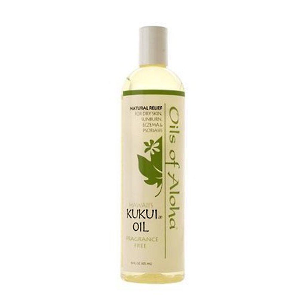 Oils of Aloha Hawaiian Fragrance-Free Kukui Nut Oil - 16 Ounces