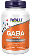 NOW Foods GABA Neurotransmitter Support 500 mg - 100 Veg Capsules