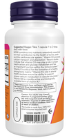 NOW Foods Vitamin D3 & K2 Supports Bone Health 1,000 IU / 45 mcg - 120 Capsules