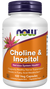 NOW Foods Choline & Inositol Nervous System Health - 100 Veg Capsules