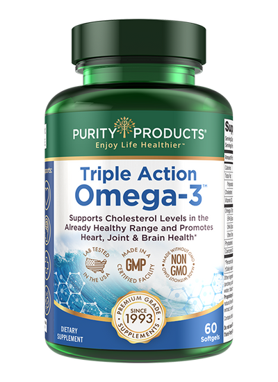 Purity Products Triple Action Omega 3 - 60 Softgels