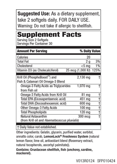 Purity Products Krill Omega 10X Super Formula - 60 Softgels
