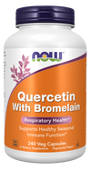 NOW Foods Quercetin With Bromelain Respiratory Health - 240 Veg Capsules
