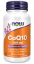 NOW Foods CoQ10 200 mg for Cardiovascular Health - 60 Veg Capsules