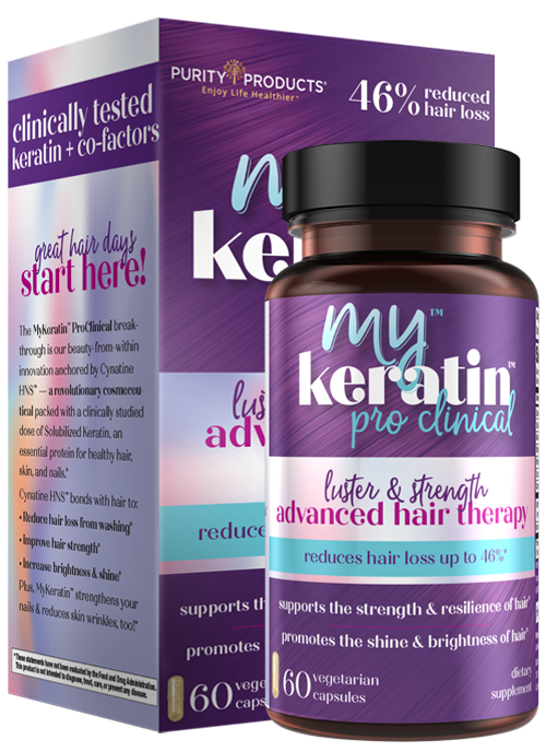MyKeratin® ProClinical Advanced Hair Therapy with Cynatine® HNS 60 Capsules - Purity Products®