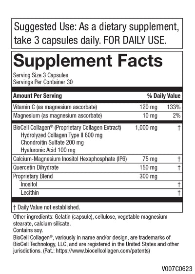 Ultimate H.A.® Formula Joint & Skin Support with BioCell Collagen® 60 Capsules - Purity Products®