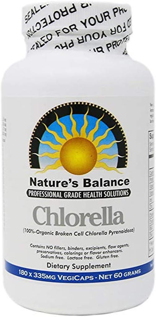 100% Pure Premium Grade Chlorella Pyrenoidosa Tablets - Nature's Balance