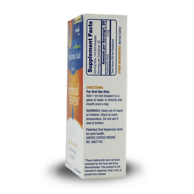 Synthovial SEVEN® High Molecular Weight Hyaluronic Acid Joint Support Liquid 1 FL OZ - Hyalogic®