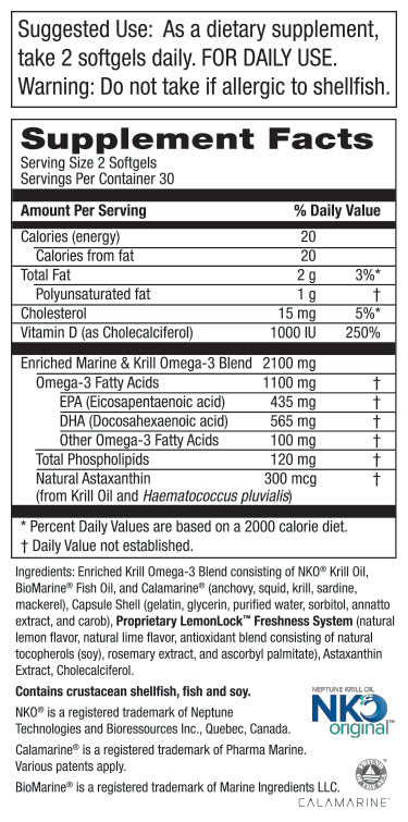 Purity Products Krill Omega 10X Super Formula - 60 Soft Gels