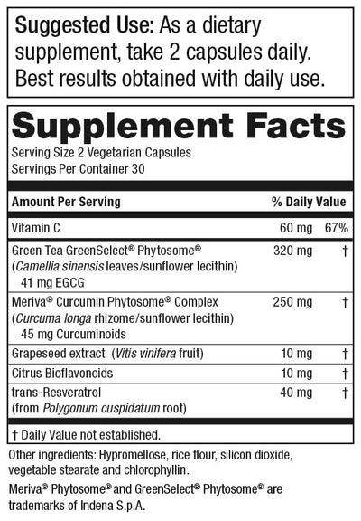 Purity Products Chris Kilham's Green Tea CR Phytosome - 60 Vegetarian Capsules