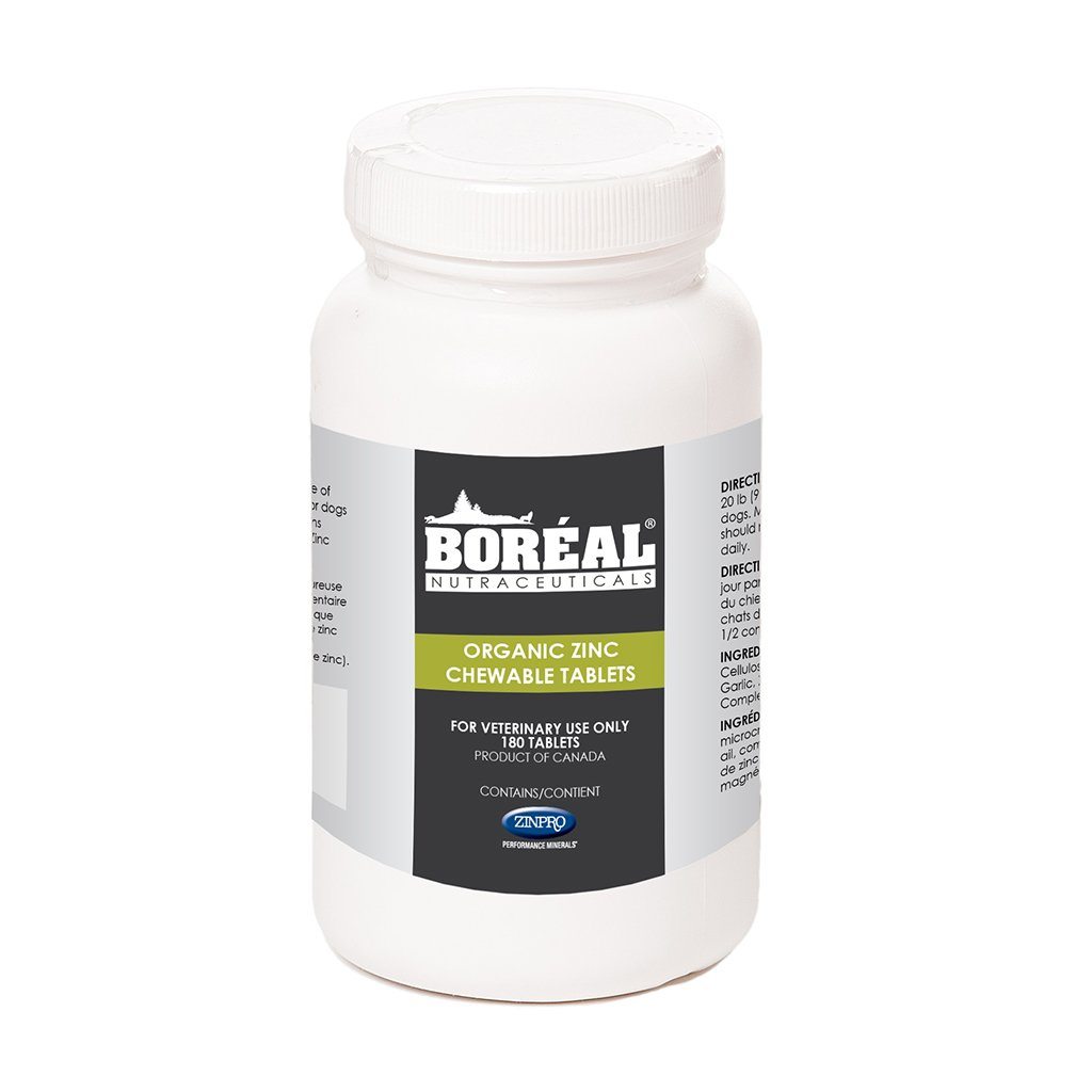 Boreal Zinpro Organic Zinc Chewable Tablets - 180 Tablets