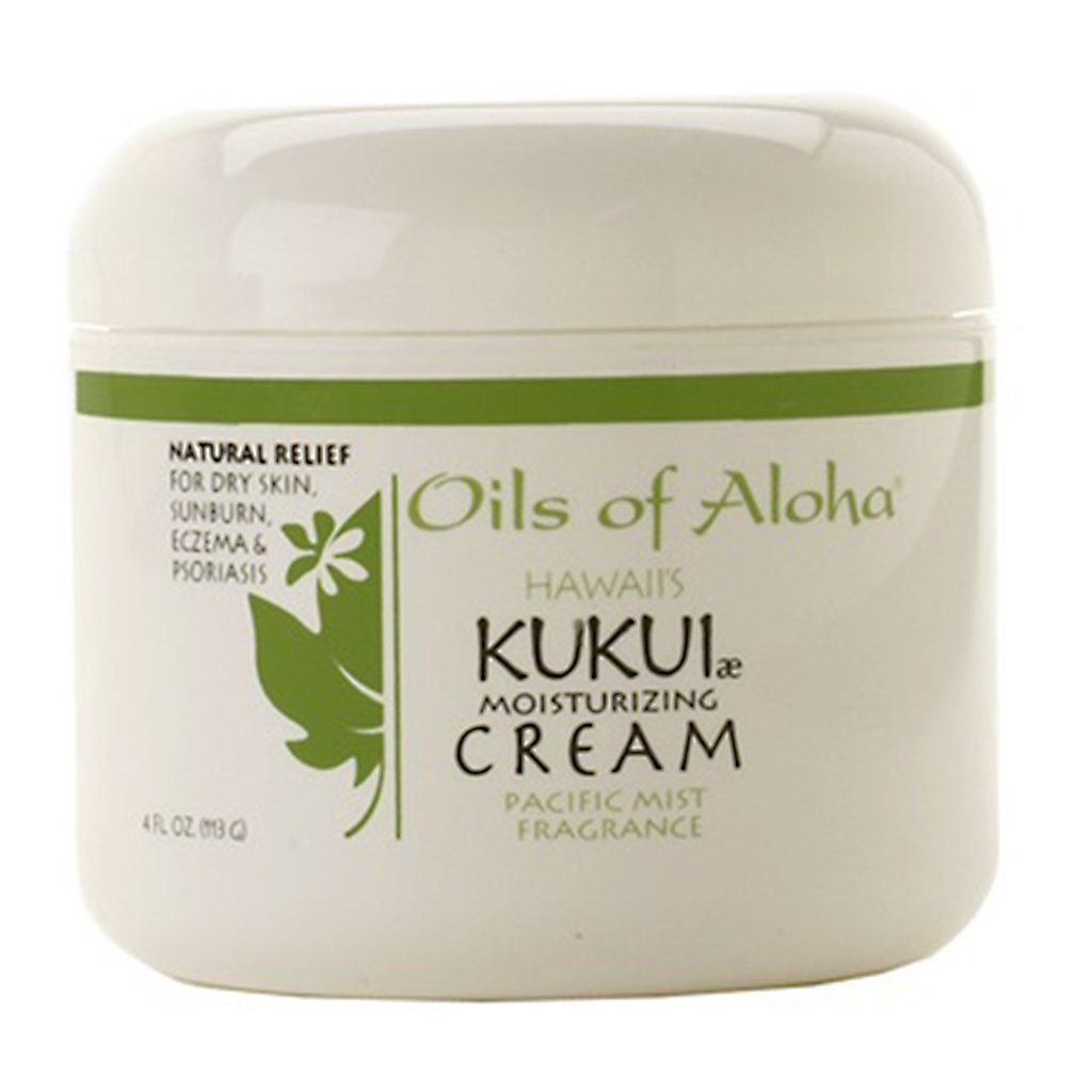 Oils of Aloha Hawaiian Kukui Moisturizing Cream (Pacific Mist) - 4 Ounces