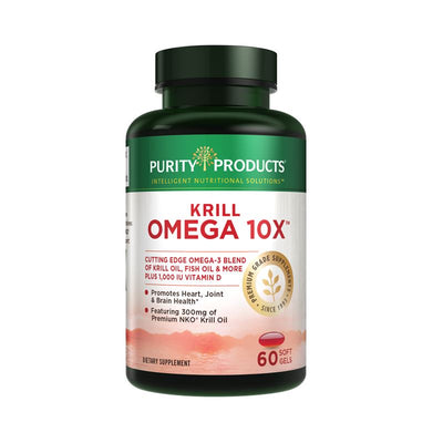 Purity Products Krill Omega 10X Super Formula - 60 Soft Gels